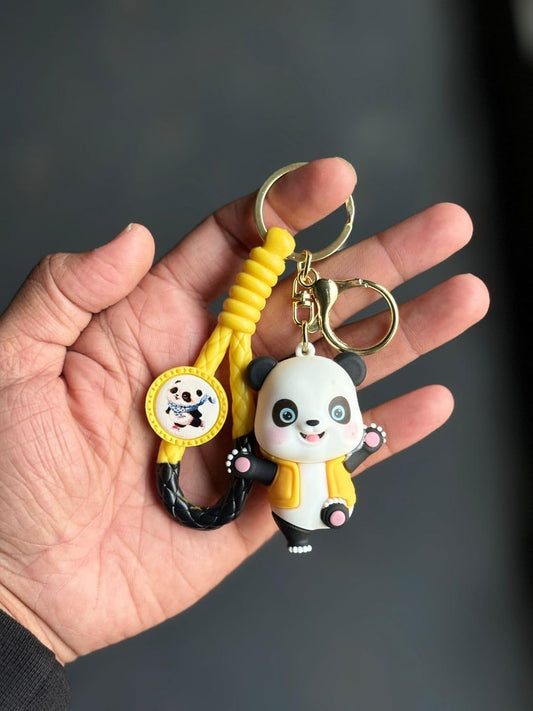Panda Pals Keychain - Adorable Accessory for Panda Lovers