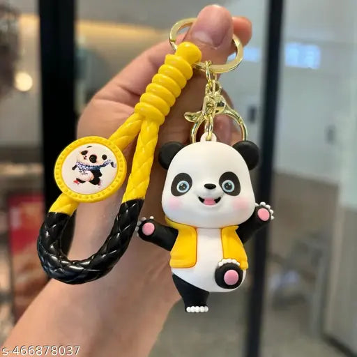Panda Pals Keychain - Adorable Accessory for Panda Lovers