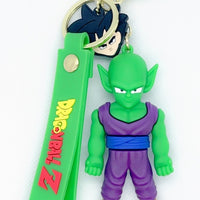 Dragon Ball Z Piccolo 3D Keychain with Green Strap – Anime Collectible Accessory