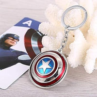 Captain America Shield Keychain | Premium Metal Marvel Accessory