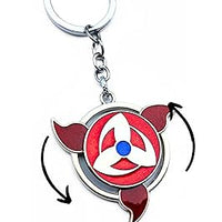 Naruto Shuriken Rotating Keychain – Uchiha Clan Spinner Accessory