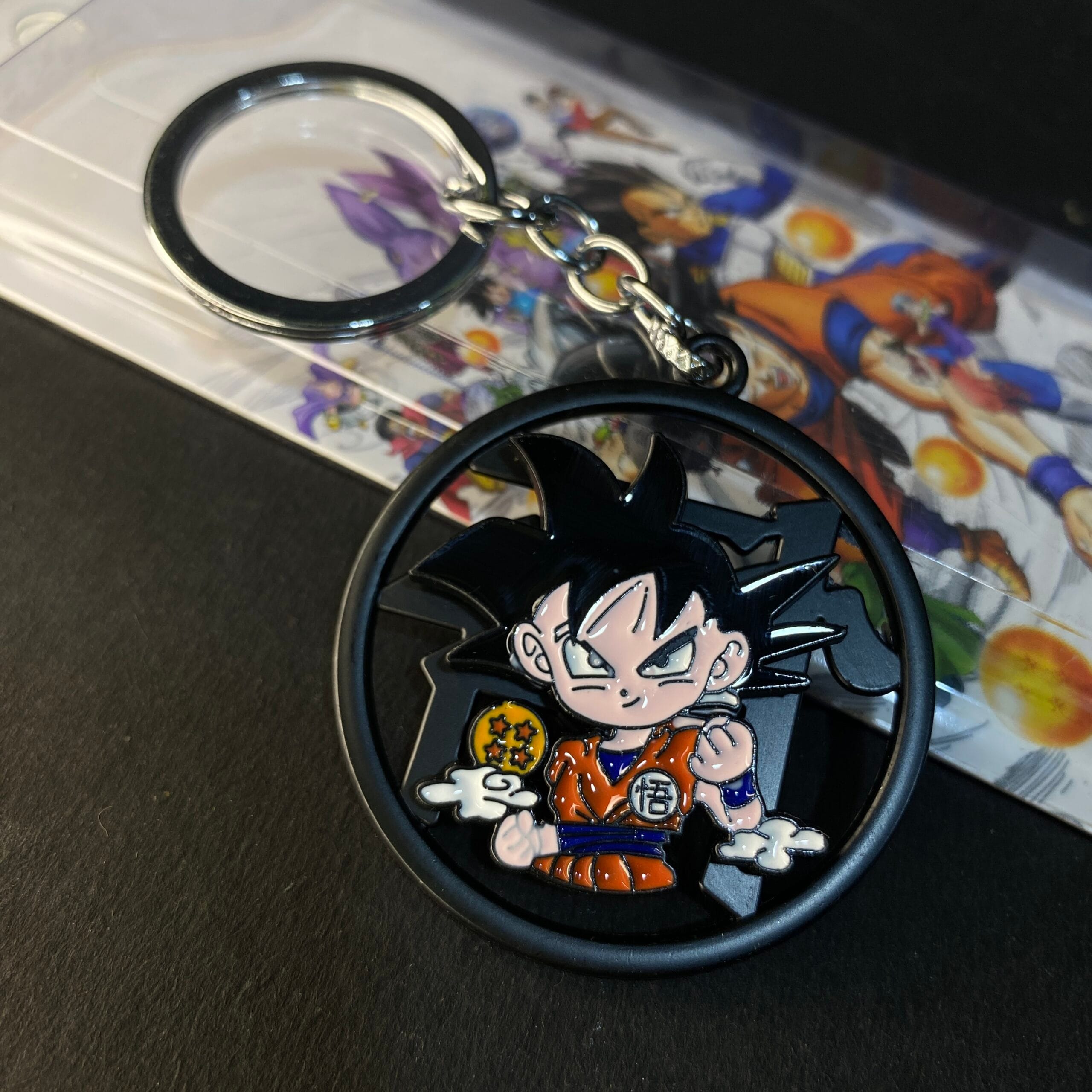 Goku Spinning Keychain – Dragon Ball Z Anime Inspired Collectible