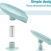 Leaf Shape Self Draining Soap Holder