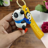 Cute Panda Keychain | Winter Scarf Edition