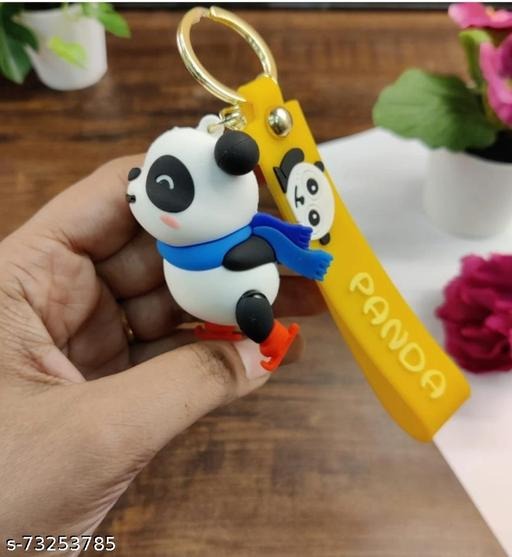 Cute Panda Keychain | Winter Scarf Edition