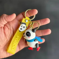 Cute Panda Keychain | Winter Scarf Edition