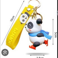 Cute Panda Keychain | Winter Scarf Edition