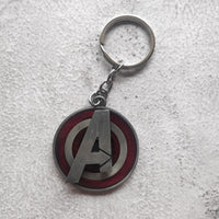Avengers Logo Metal Keychain – Marvel Superhero Emblem