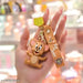 Tom and Jerry Cartoon Keychain with Brown Strap – Cute Jerry Figure Key Ring for Bags, Kids, and Collectors